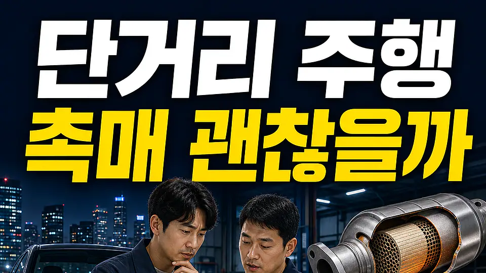 단거리 주행 촉매 효율 다음 행동
