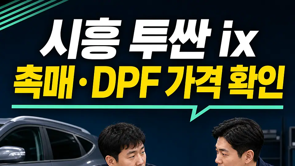 시흥 투싼 ix 촉매 가격 다음 행동