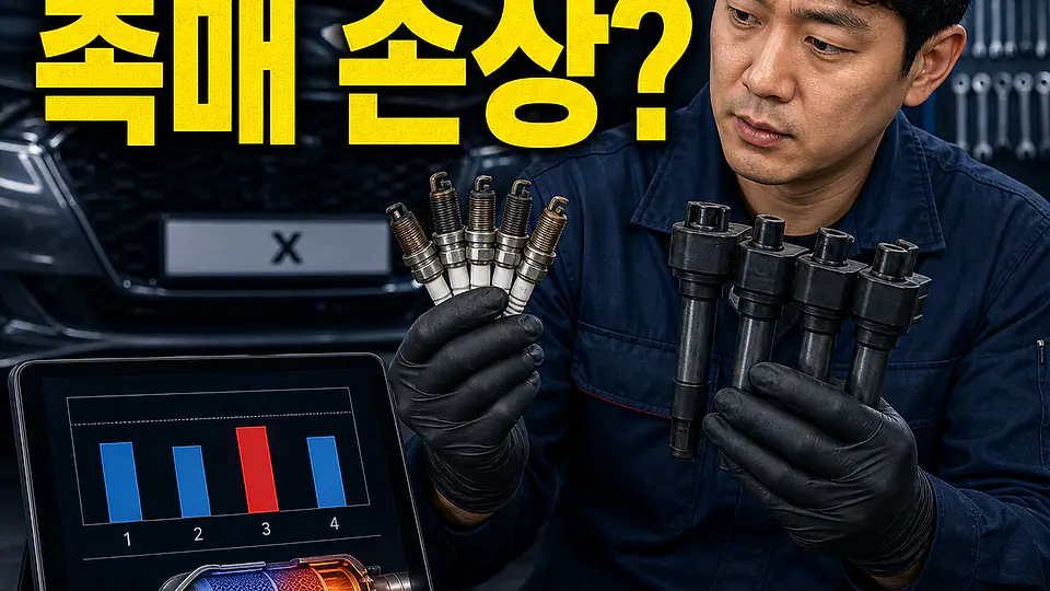 점화플러그 촉매 손상 대조 포인트