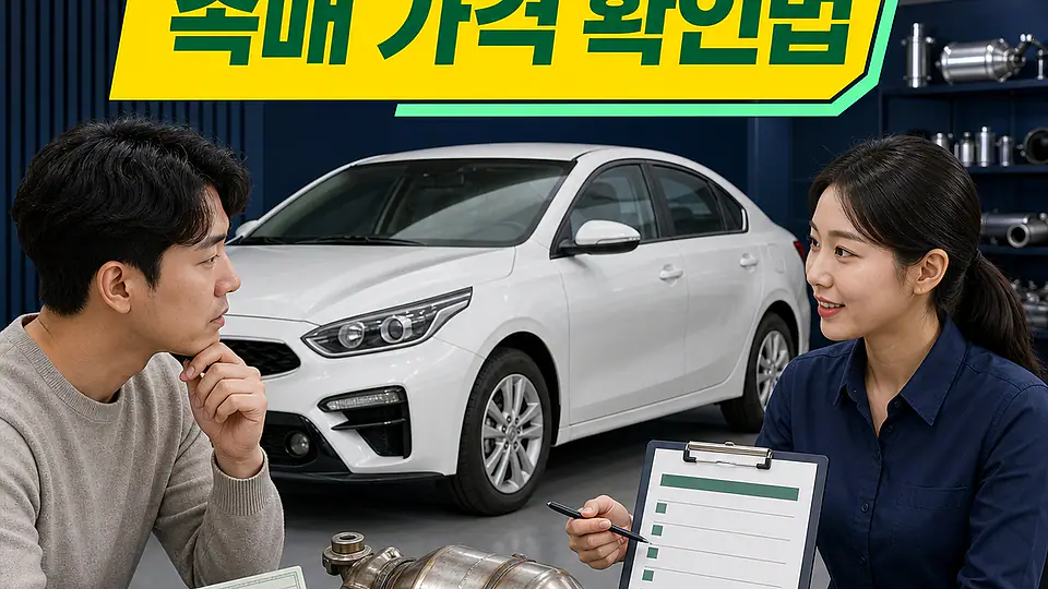 수원 K3 디젤 촉매 가격 대조 포인트