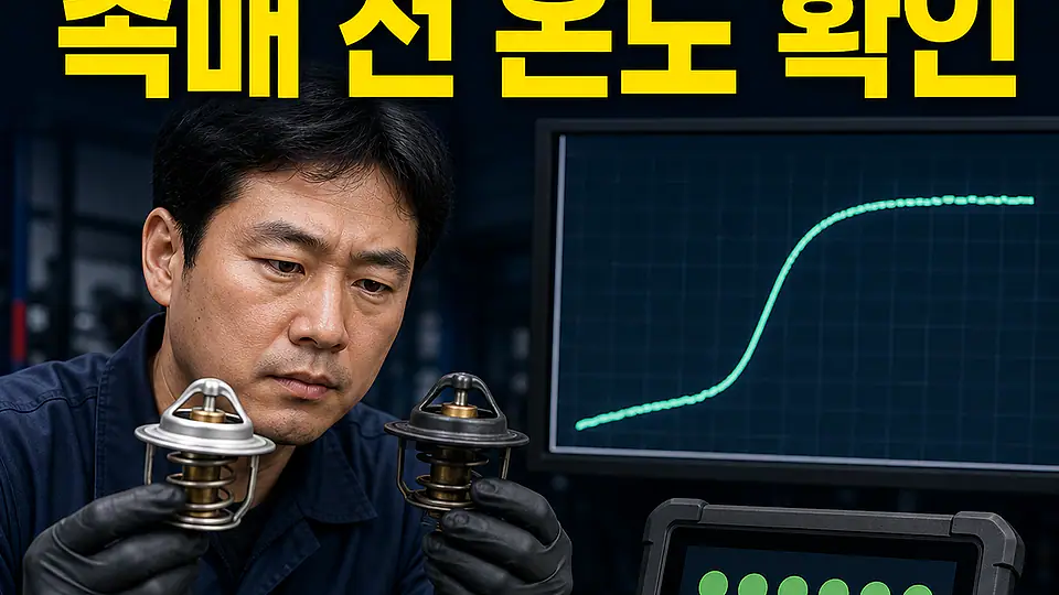 P0128 촉매 모니터 대조 포인트