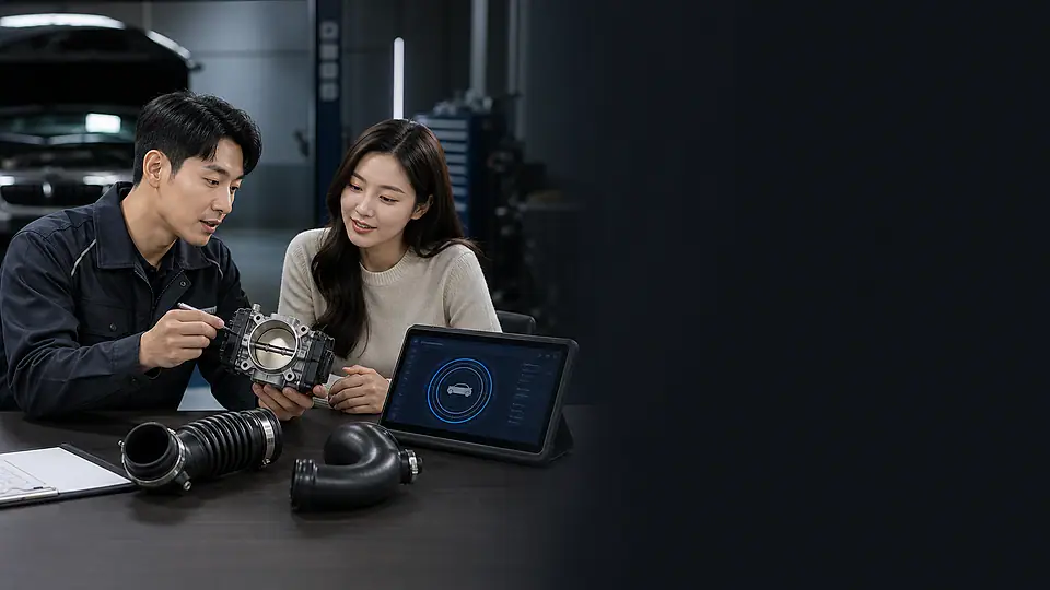 스로틀바디 P0507 상담 준비