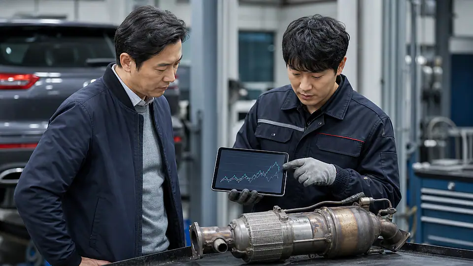 의정부 스포티지 R 촉매 교환 비용 상담 준비