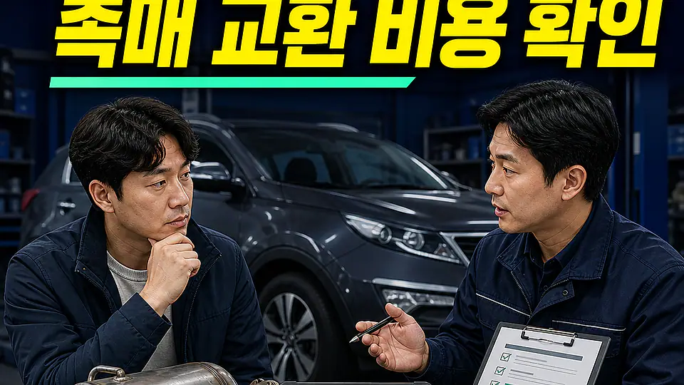 의정부 스포티지 R 촉매 교환 비용 대조 포인트