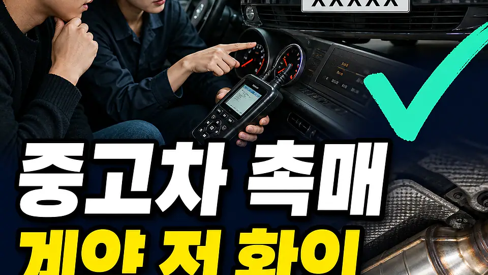 중고차 촉매 확인 대조 포인트