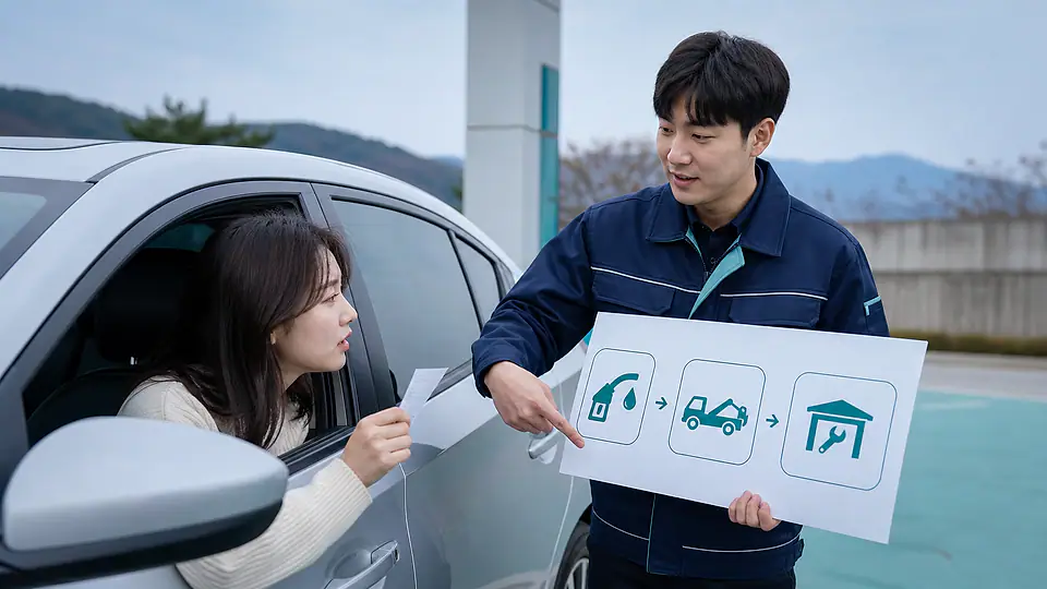 잘못된 연료 주유 상담 준비