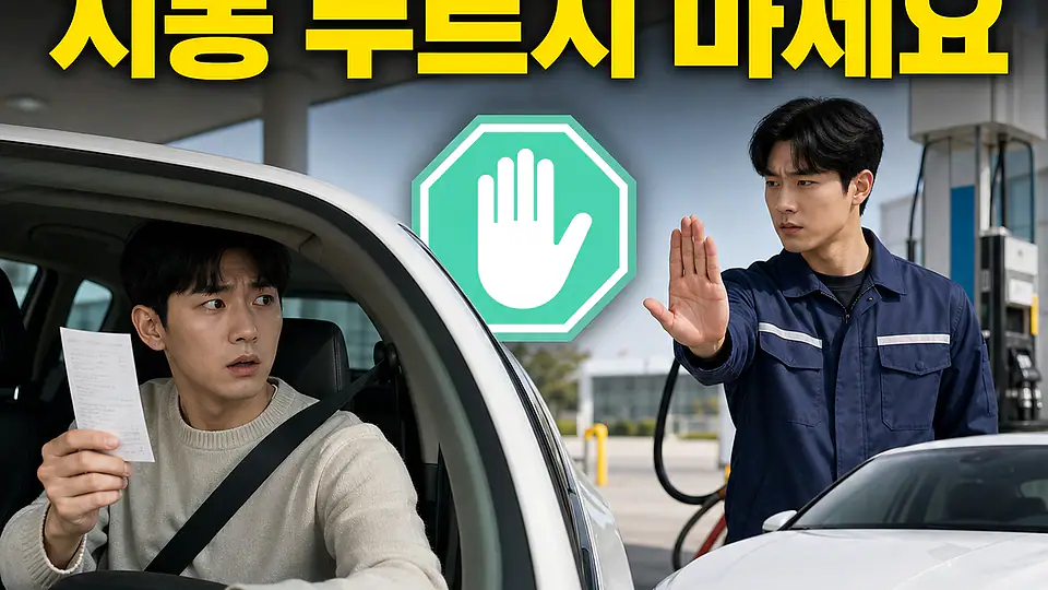 잘못된 연료 주유 대조 포인트