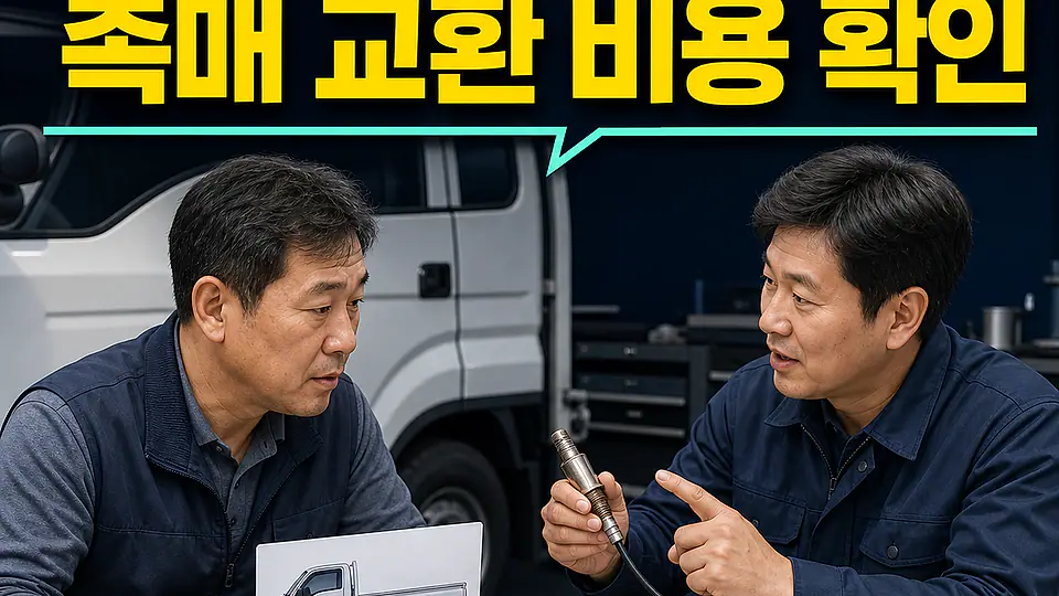 용인 봉고3 디젤 촉매 교환 비용 대조 포인트