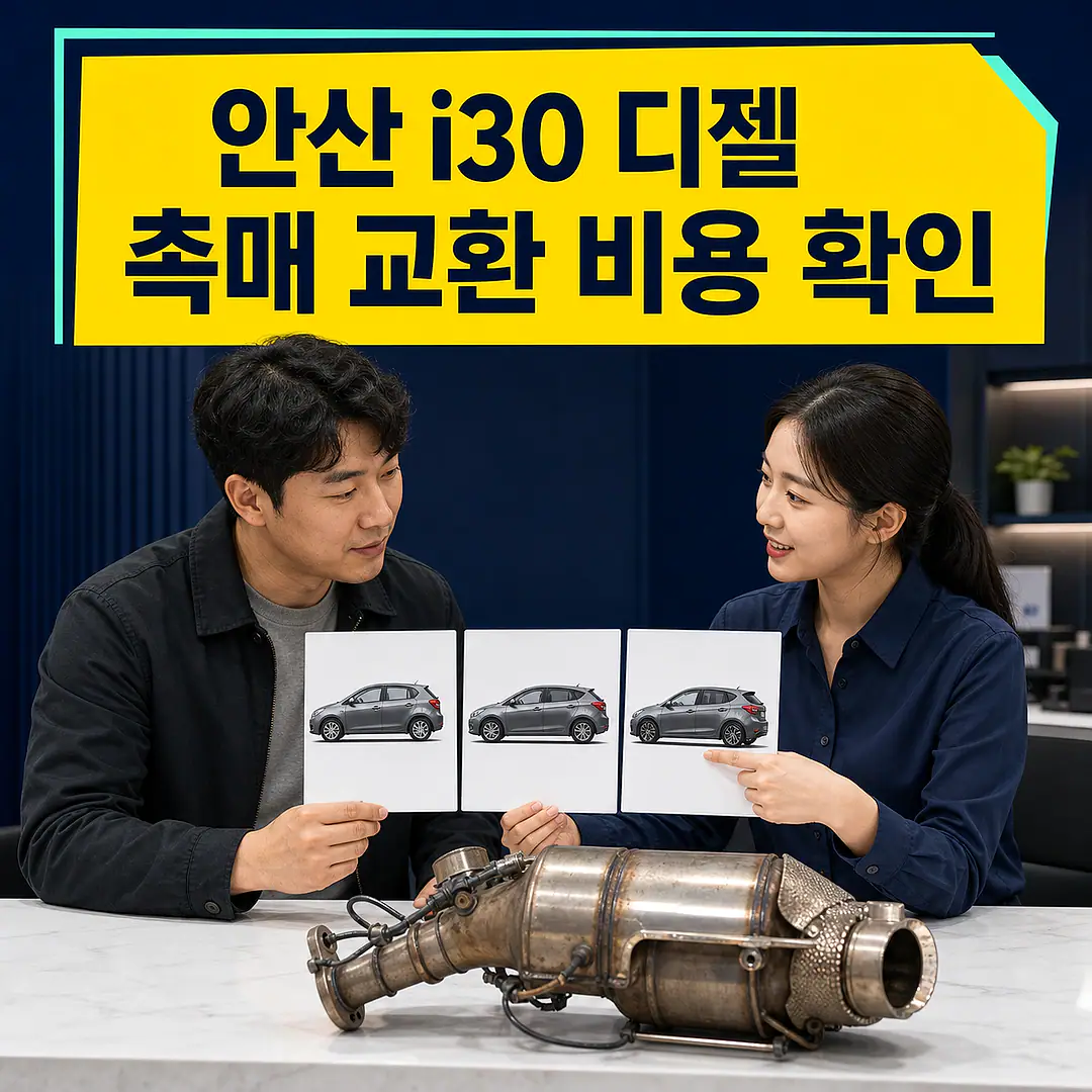 안산 i30 디젤 촉매 교환 비용, 차량 연식부터 확인 정사각형 썸네일