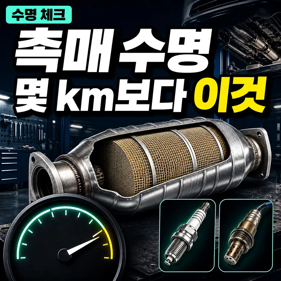 자동차 촉매 수명은 몇 km일까? 교체 시기를 정하는 5가지 신호 정사각형 썸네일