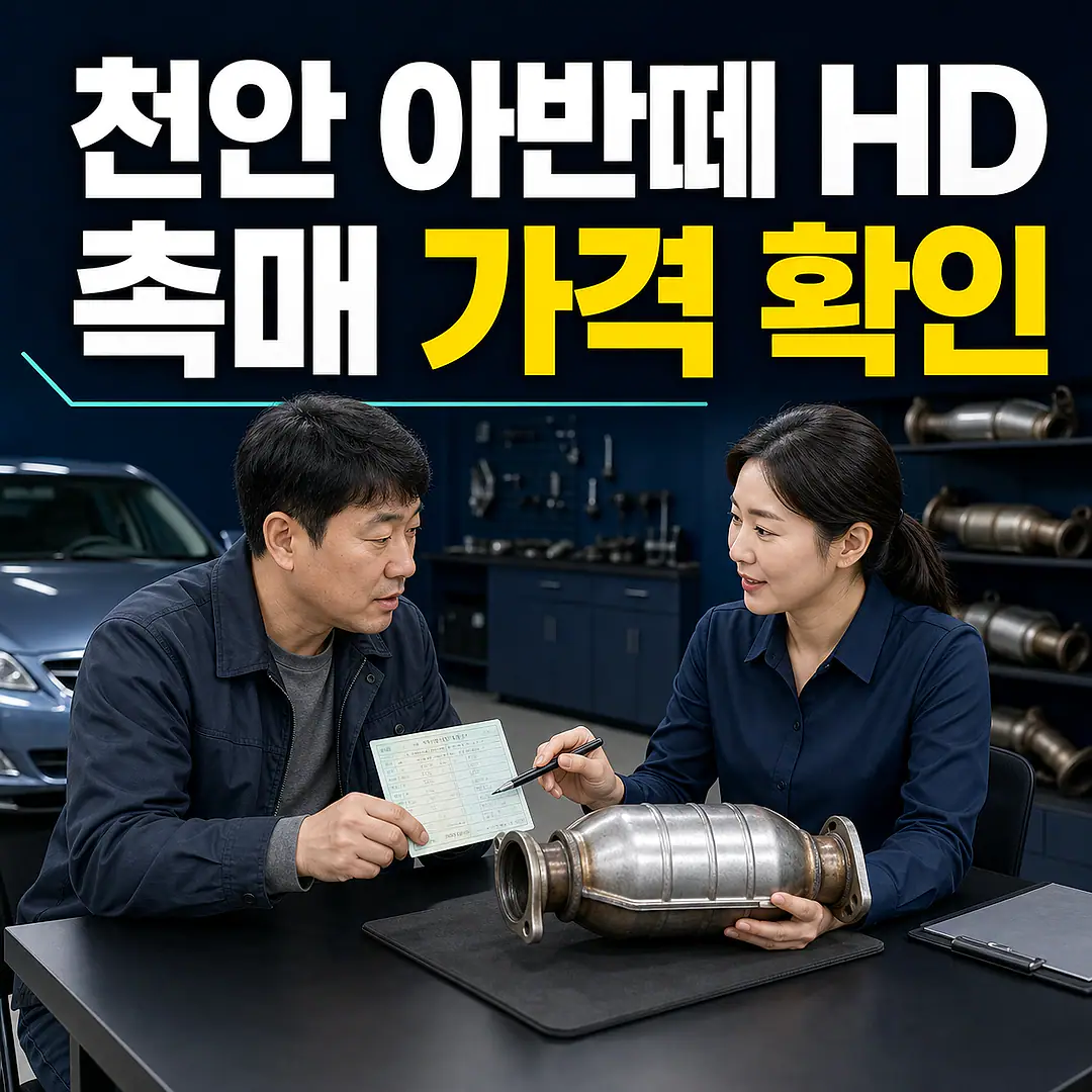 천안 아반떼 HD 촉매 가격, 가솔린·LPI 구분 정사각형 썸네일