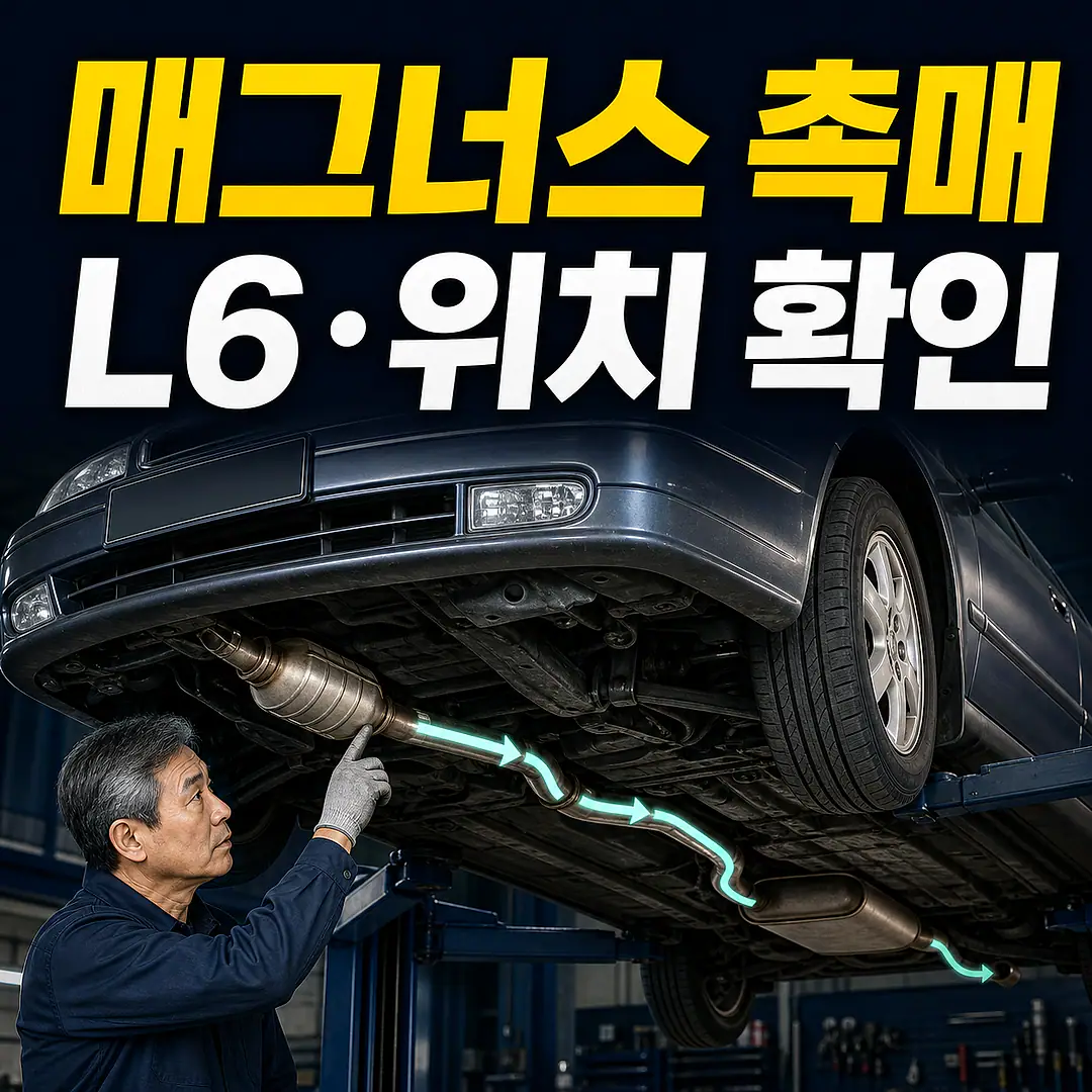 매그너스 촉매 교체 비용, L6·연료·위치 확인 정사각형 썸네일