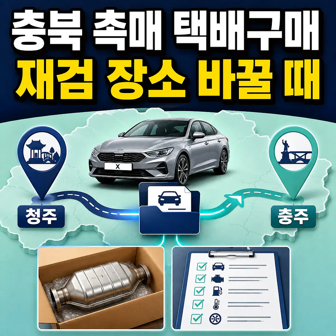충북 촉매 제품 배송 준비 이미지