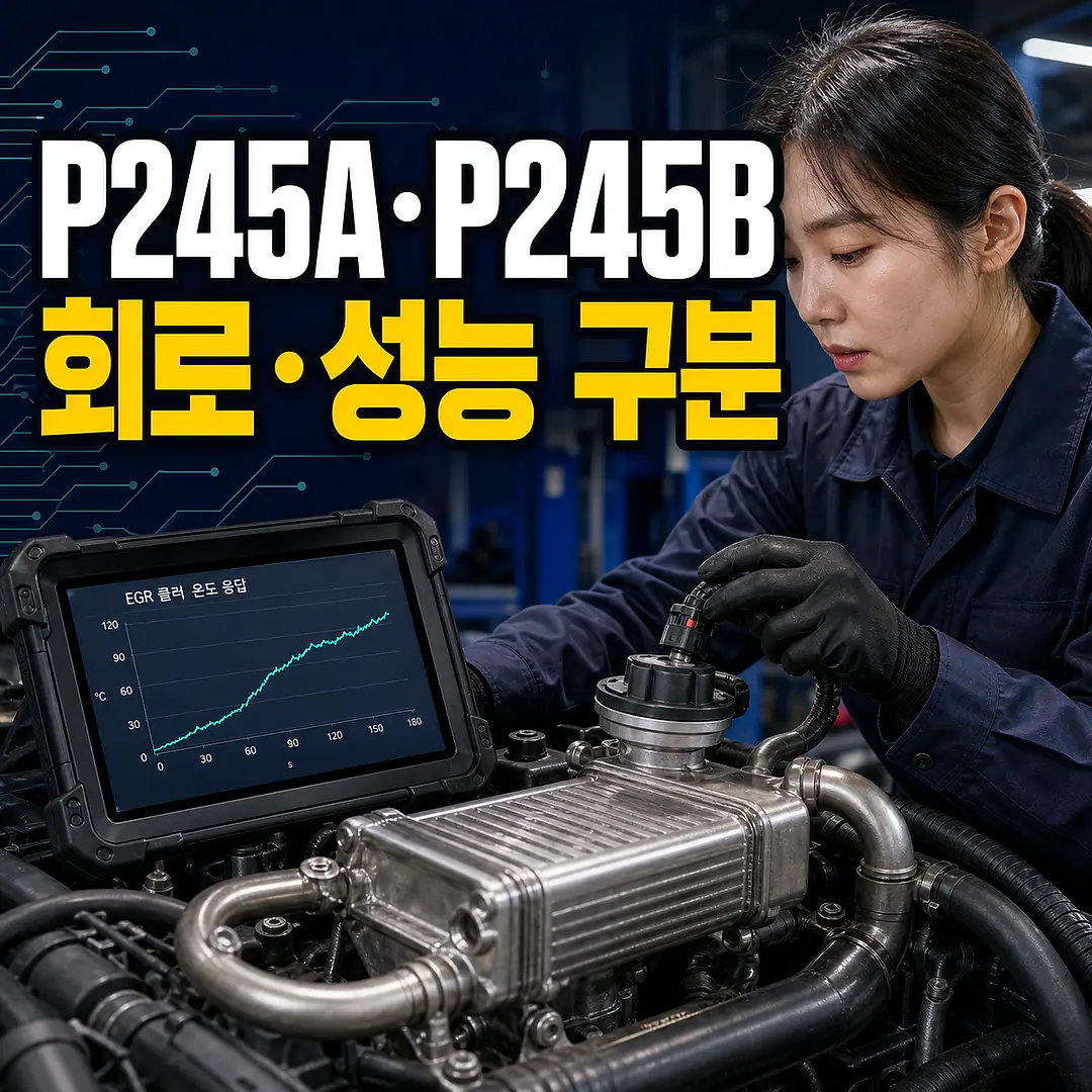 P245A·P245B EGR 쿨러 바이패스, 회로·성능 구분 정사각형 썸네일