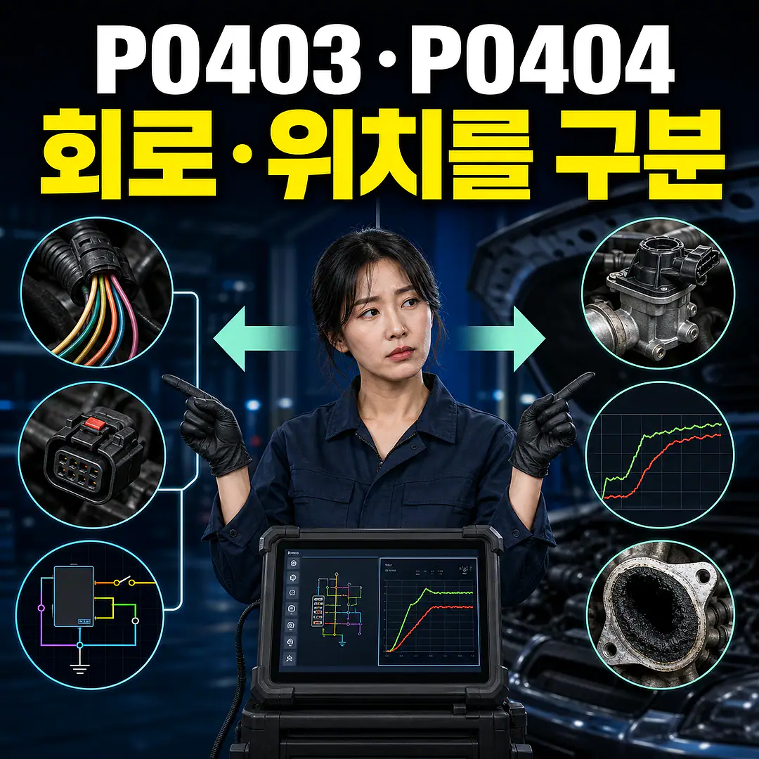 P0403·P0404 EGR 회로와 위치 성능 구분 정사각형 썸네일