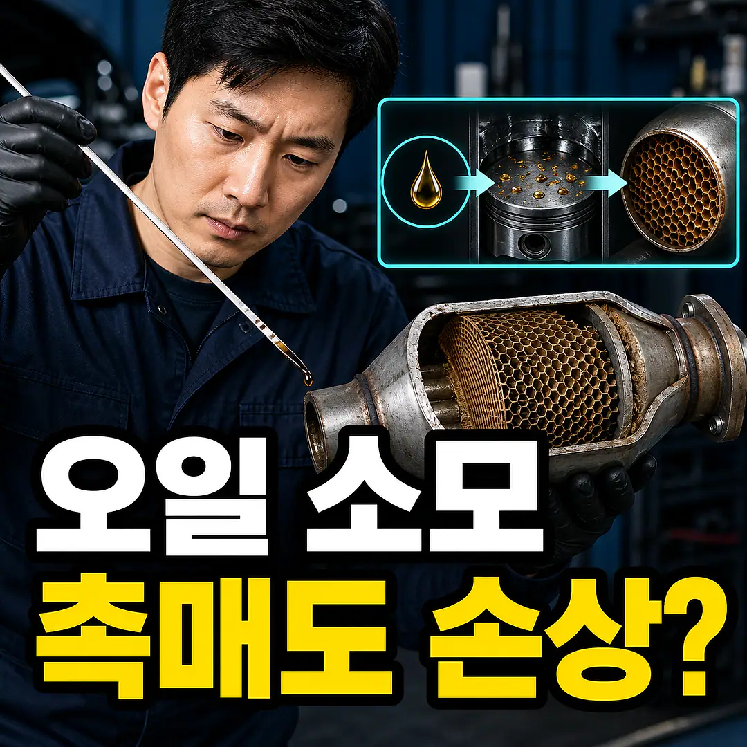 엔진오일 소모와 촉매 손상, 교체 전 찾을 원인 정사각형 썸네일