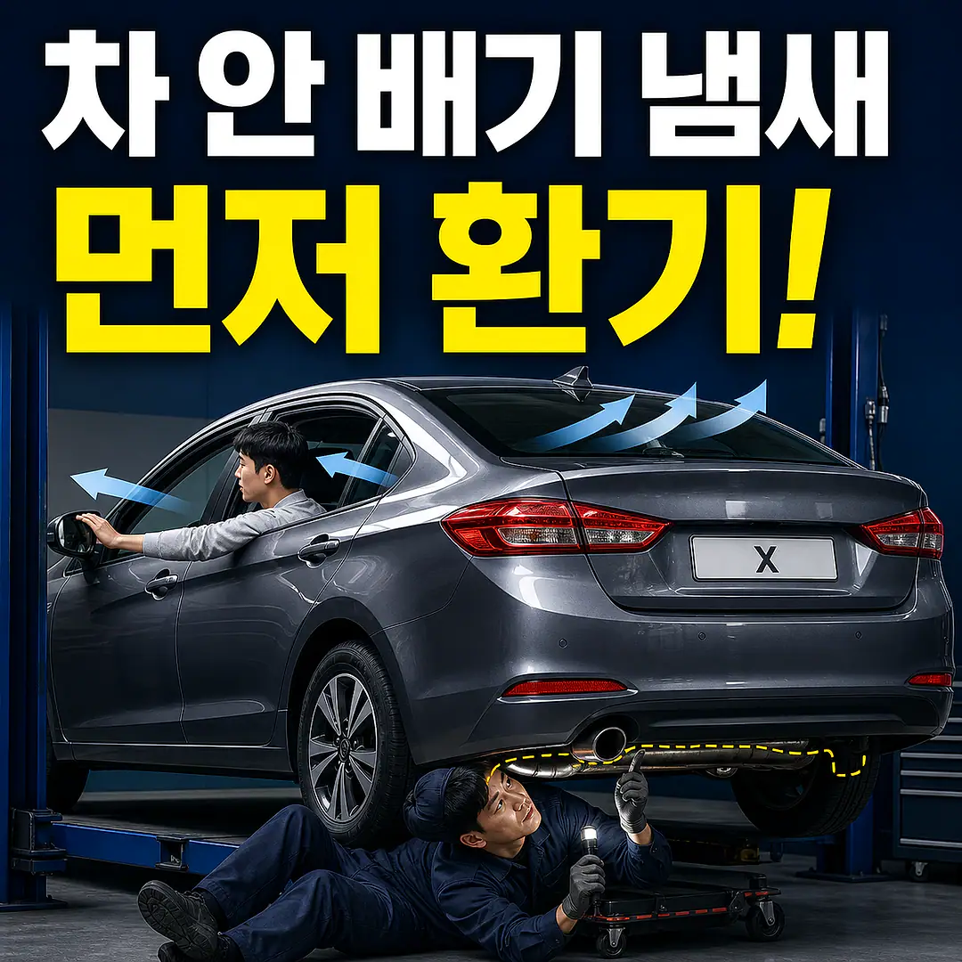 차 안 배기 냄새, 촉매보다 먼저 확인할 안전 항목 정사각형 썸네일