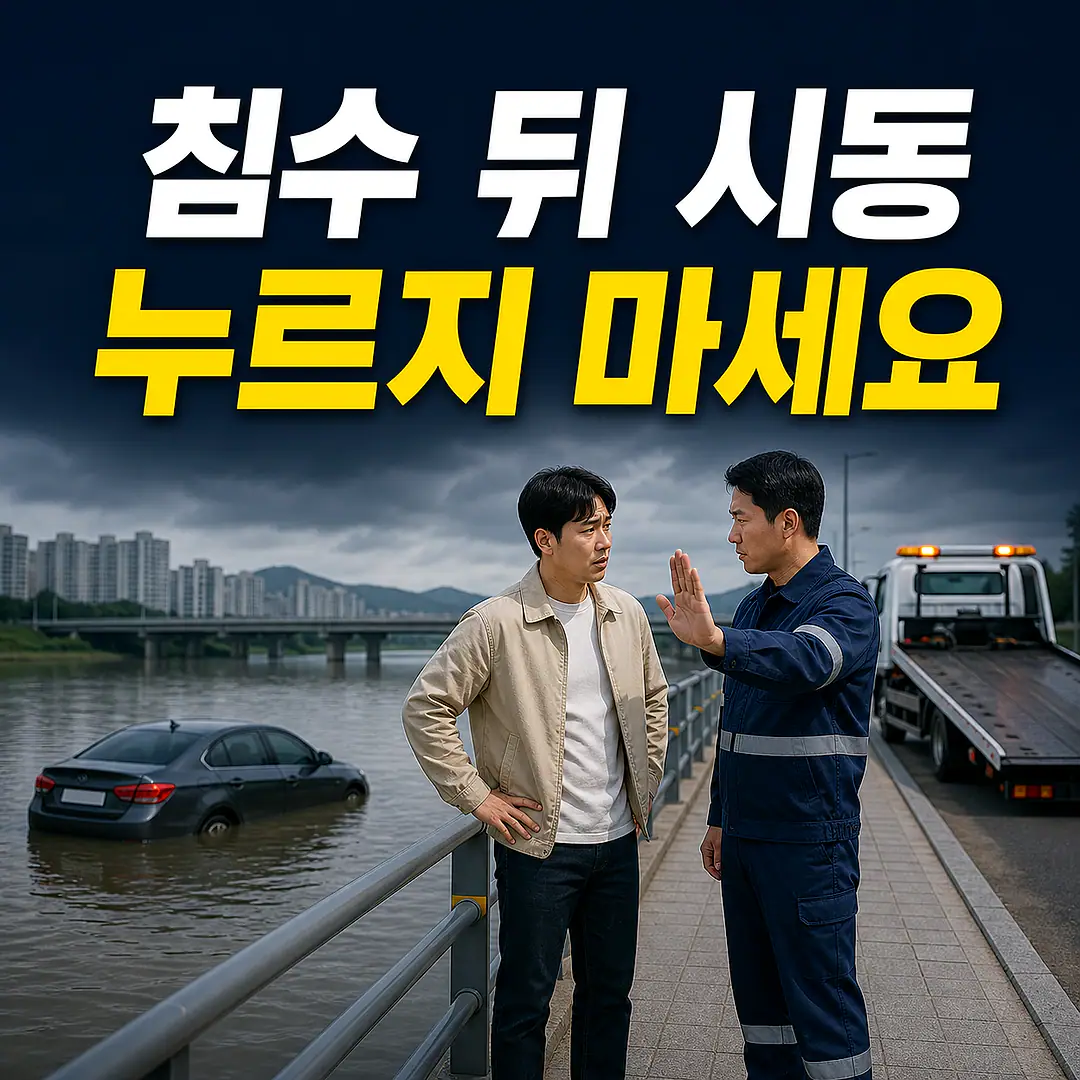 침수 차량 재시동 금지, 촉매 점검은 언제 해야 하나 정사각형 썸네일
