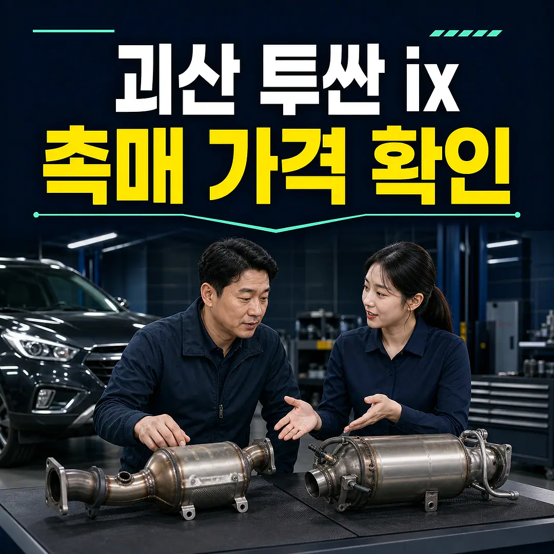 괴산 투싼 ix 촉매 가격, 가솔린·디젤 구분 정사각형 썸네일