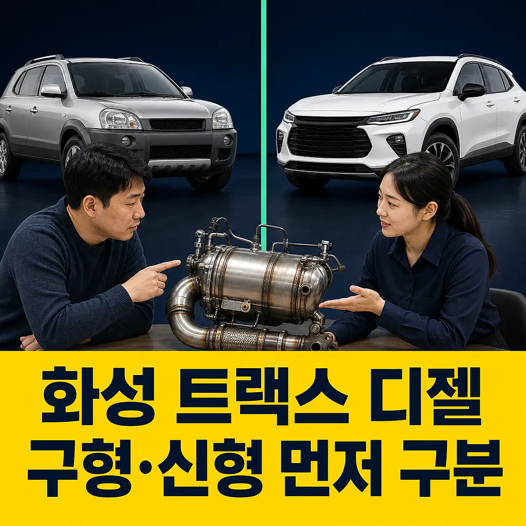 화성 쉐보레 트랙스 디젤 촉매 가격, 구형과 신형 구분 정사각형 썸네일