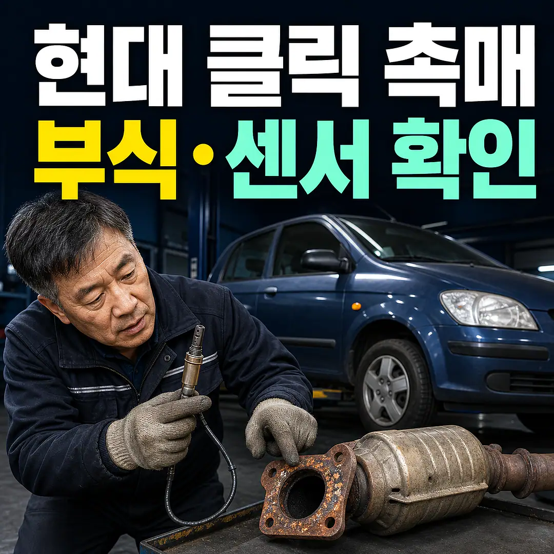 현대 클릭 촉매 교체 비용, 부식·센서부터 확인 정사각형 썸네일
