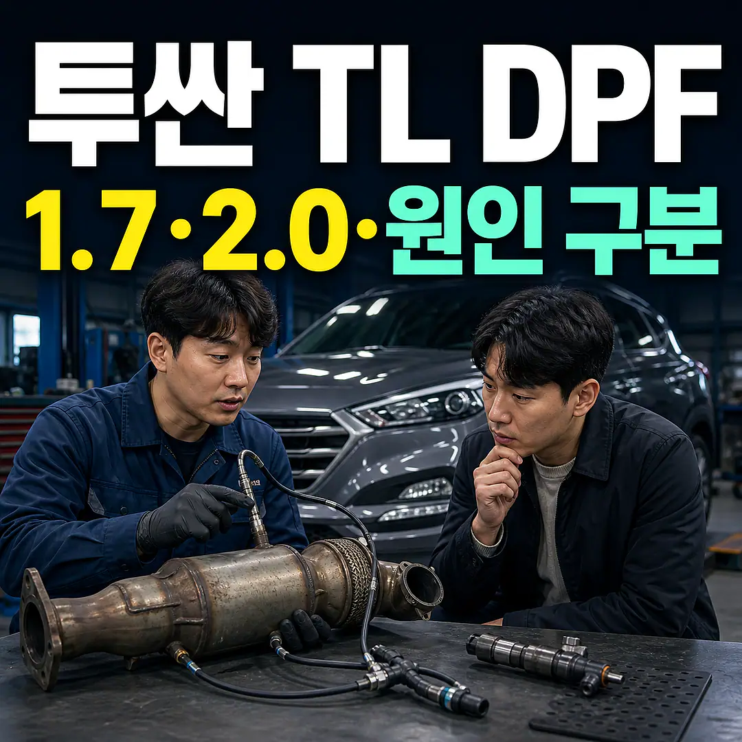 투싼 TL 촉매 교체 비용, 정비 견적 전에 확인할 것 정사각형 썸네일