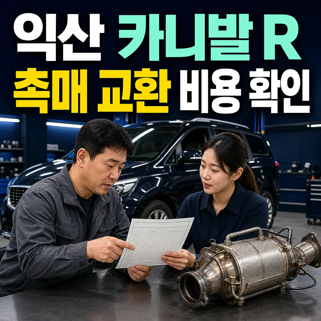 익산 카니발 R 촉매 교환 비용, 승차정원 확인 정사각형 썸네일