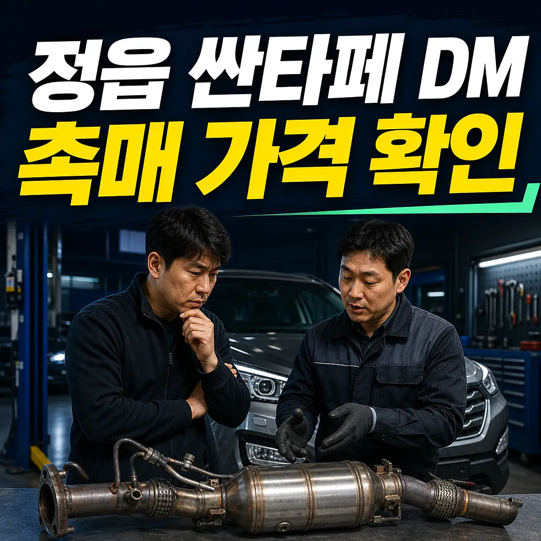 정읍 싼타페 DM 촉매 가격, 2.0·2.2 확인 정사각형 썸네일