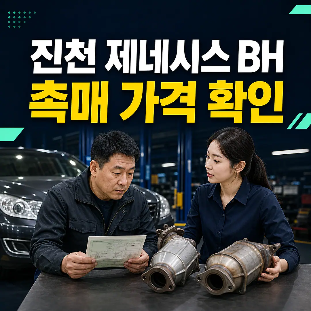 진천 제네시스 BH 촉매 가격, 3.3·3.8 확인 정사각형 썸네일