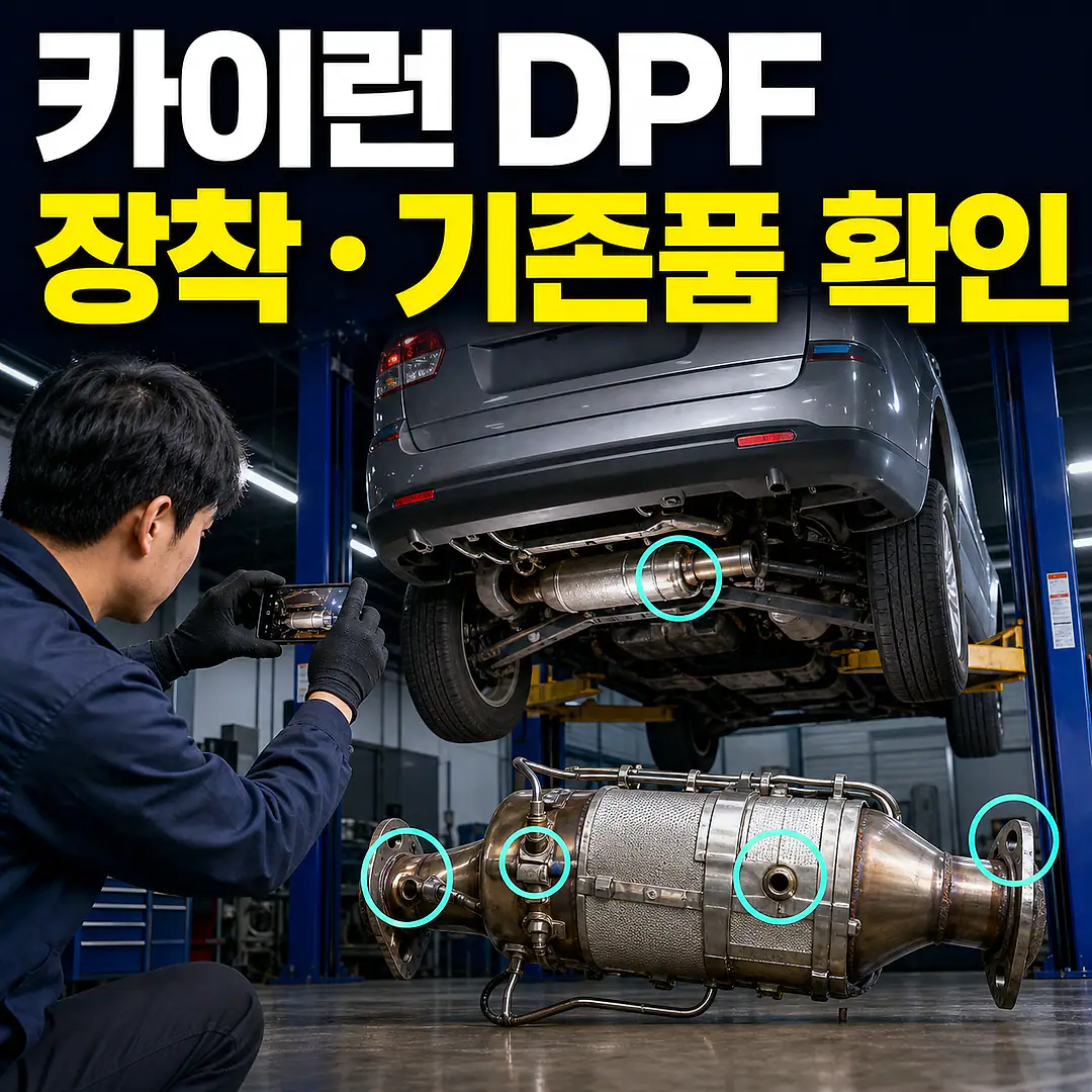 카이런 DPF 교체 비용, 장착 여부·기존품부터 확인 정사각형 썸네일