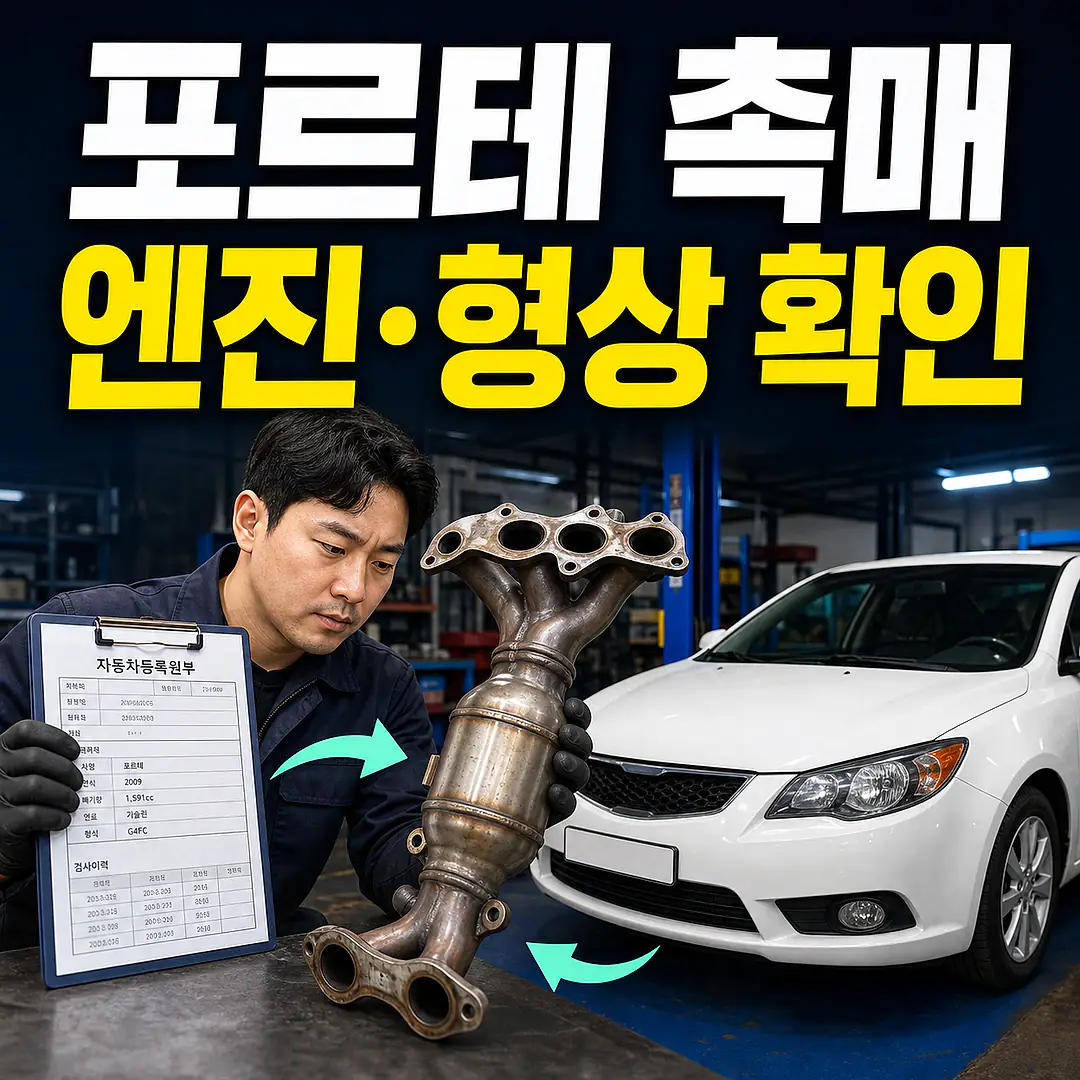 포르테 촉매 교체 비용, 연료·엔진·형상 확인 정사각형 썸네일