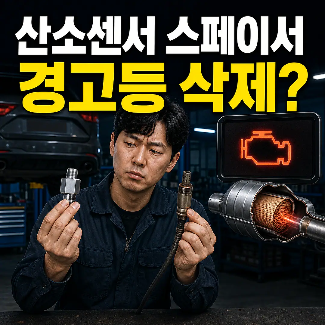 산소센서 스페이서로 경고등 삭제? 확인해야 할 위험 정사각형 썸네일