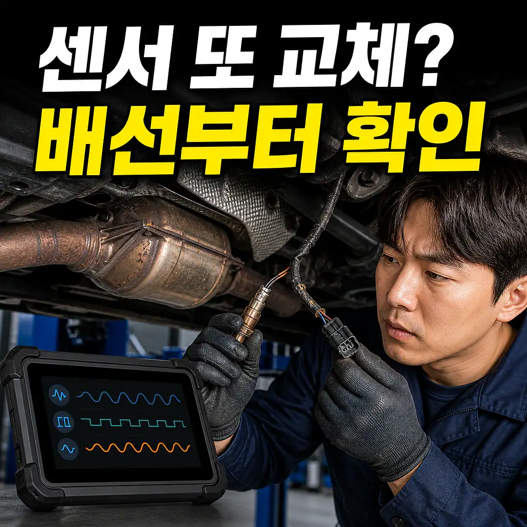 산소센서 배선·커넥터 손상과 P0420, 센서 교체 전 점검 정사각형 썸네일