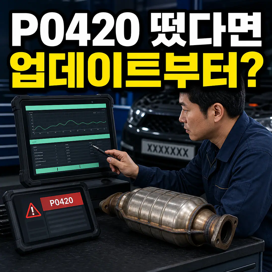 P0420과 ECU 업데이트, 촉매 교체 전 확인할 적용 범위 정사각형 썸네일