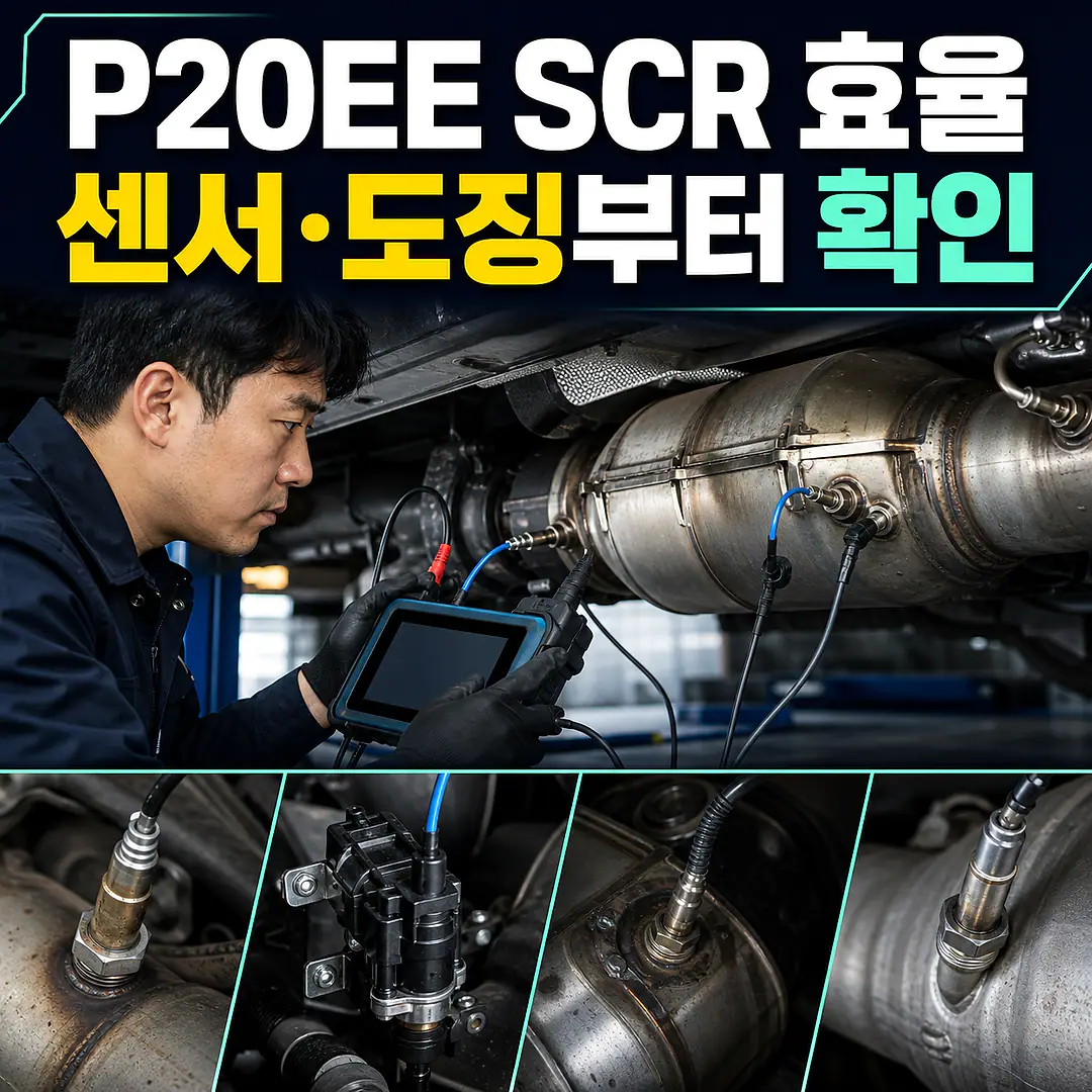 P20EE SCR 촉매 효율, NOx 센서·요소수부터 확인 정사각형 썸네일