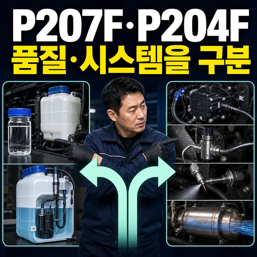 P207F·P204F 요소수 품질과 시스템 성능 구분 정사각형 썸네일