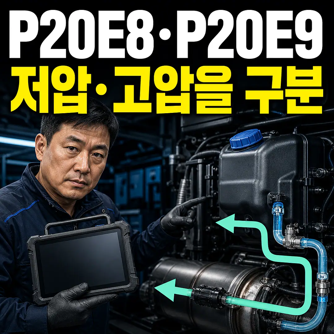 P20E8·P20E9 요소수 압력 저·고 신호 구분 정사각형 썸네일