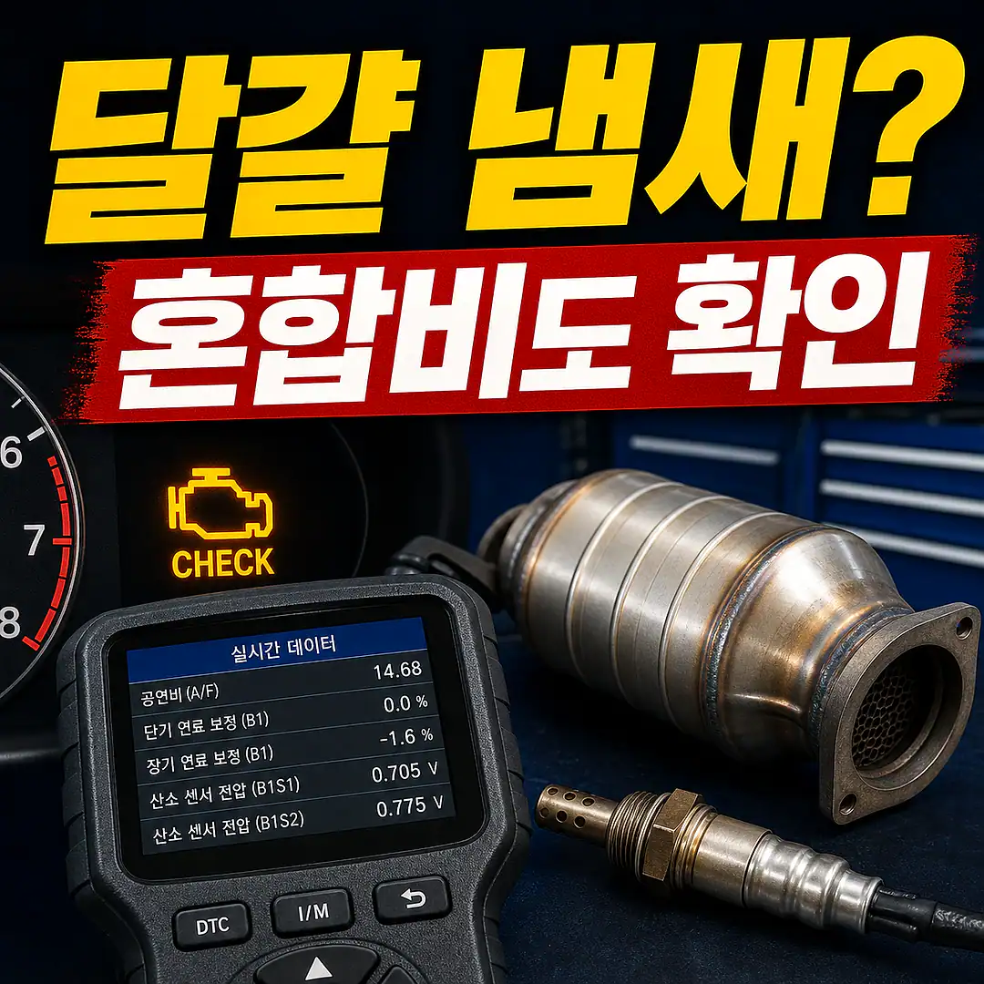 썩은 달걀 냄새와 촉매, 촉매 교체 전 꼭 확인할 진단 순서 정사각형 썸네일