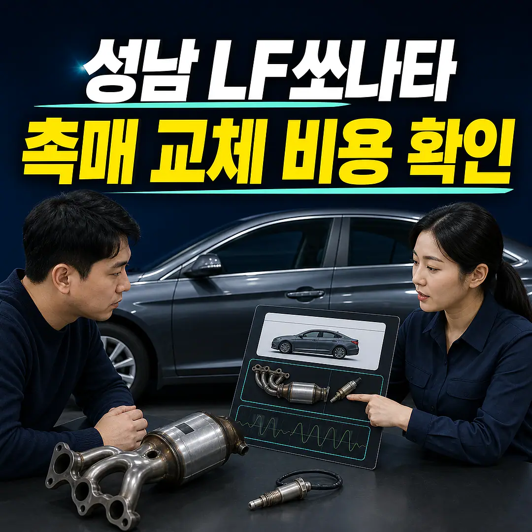 성남 LF쏘나타 촉매 교체 비용, 가솔린·디젤 먼저 구분 정사각형 썸네일