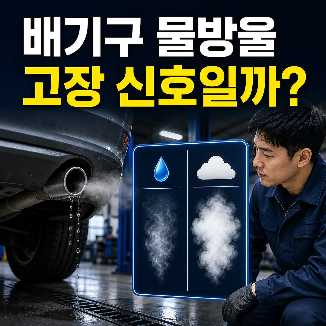 배기구 물방울·흰 수증기, 촉매 고장과 구분하는 기준 정사각형 썸네일
