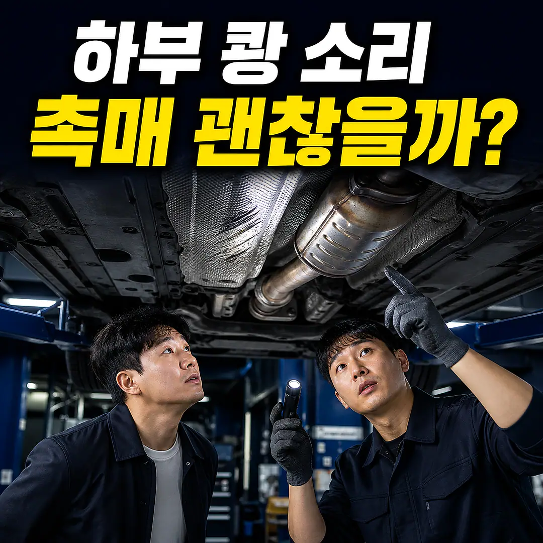 과속방지턱 하부 충격 후 촉매, 바로 확인할 손상 신호 1대1 대표 썸네일